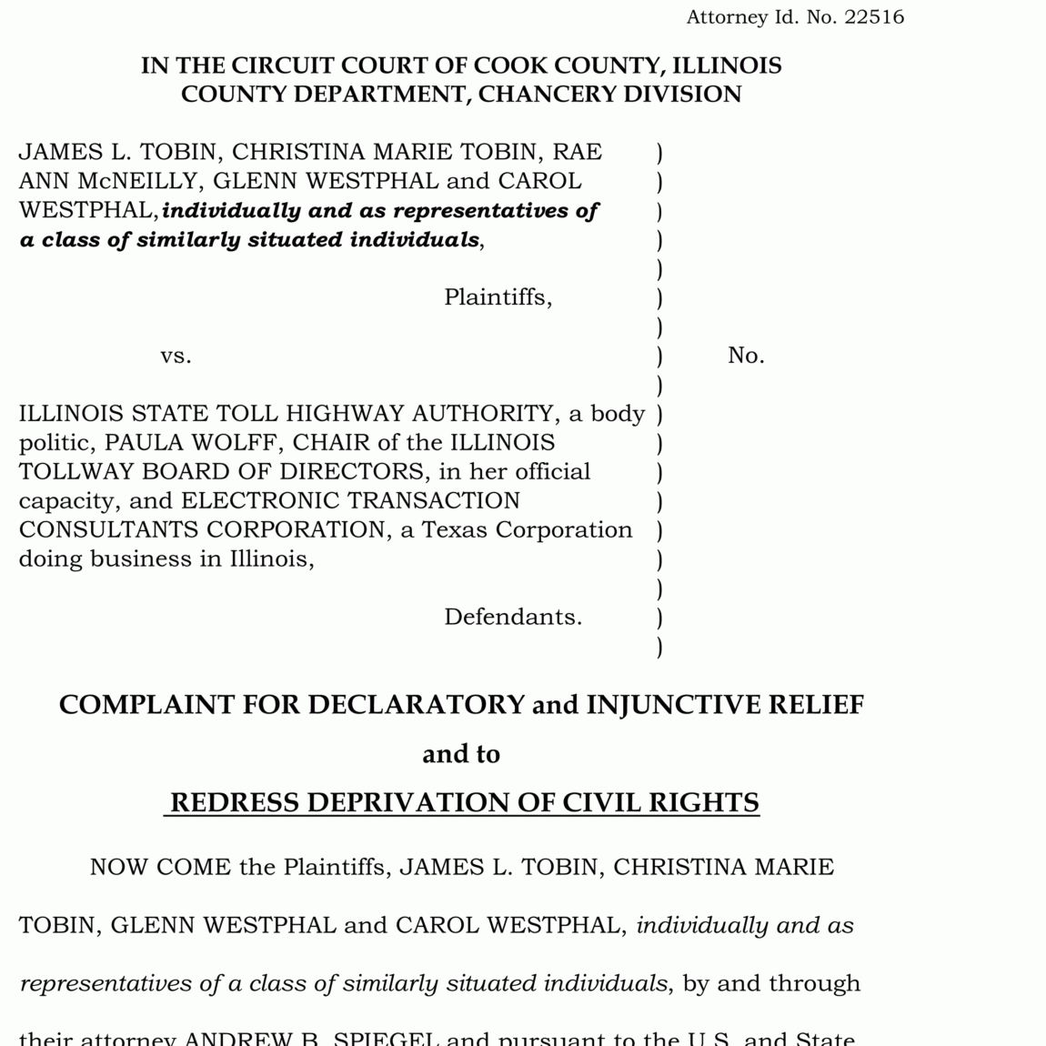 Court To Rule On Giant Toll Tax Increase December 20th!