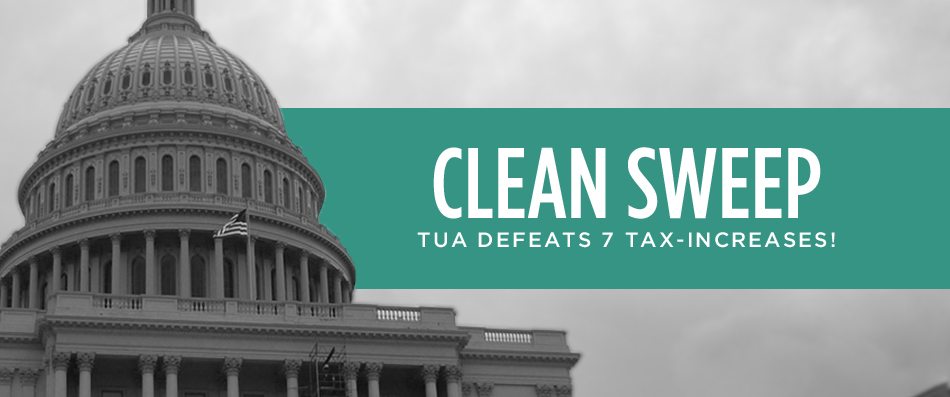 Clean Sweep: TUA Defeats All 7 Tax-Increase Referenda