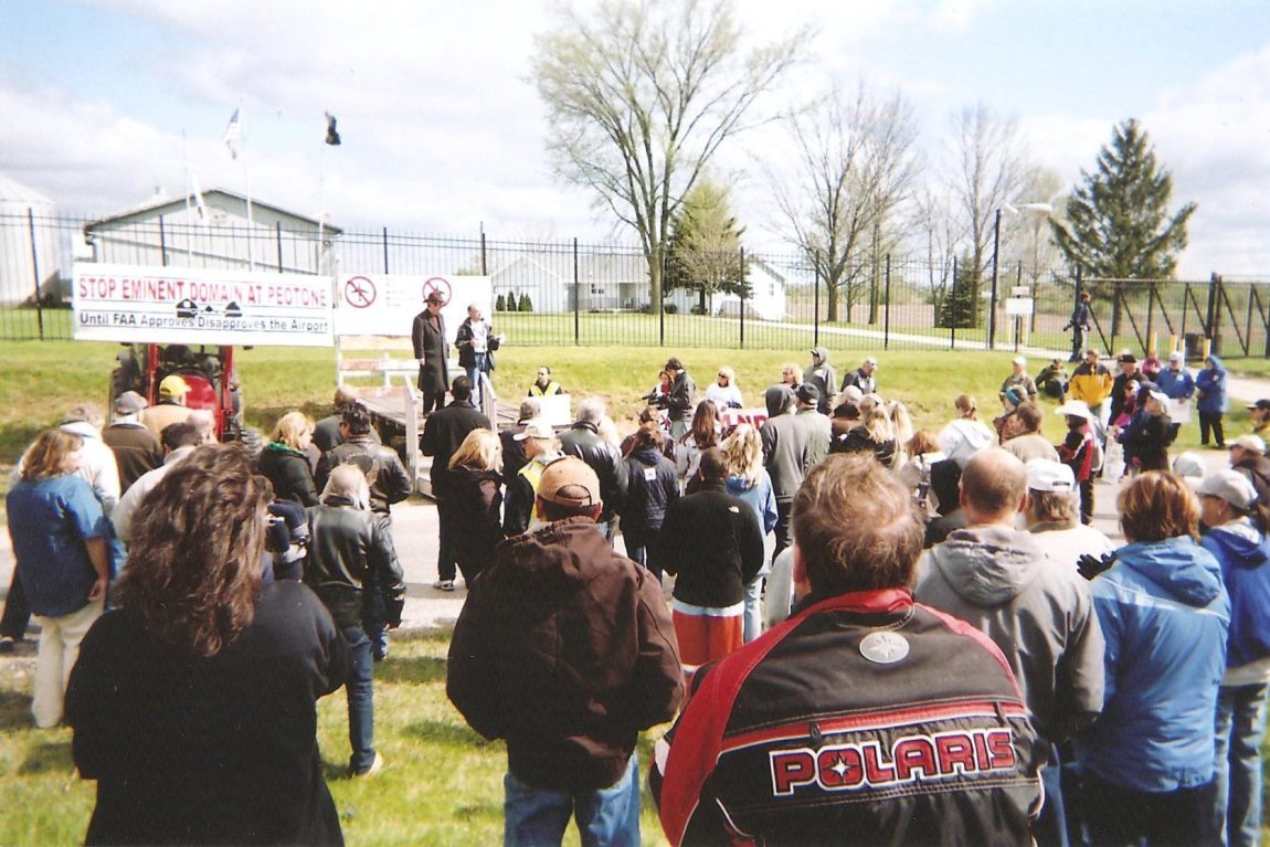 Activists Hold Rally Against Eminent Domain, Peotone Government Airport