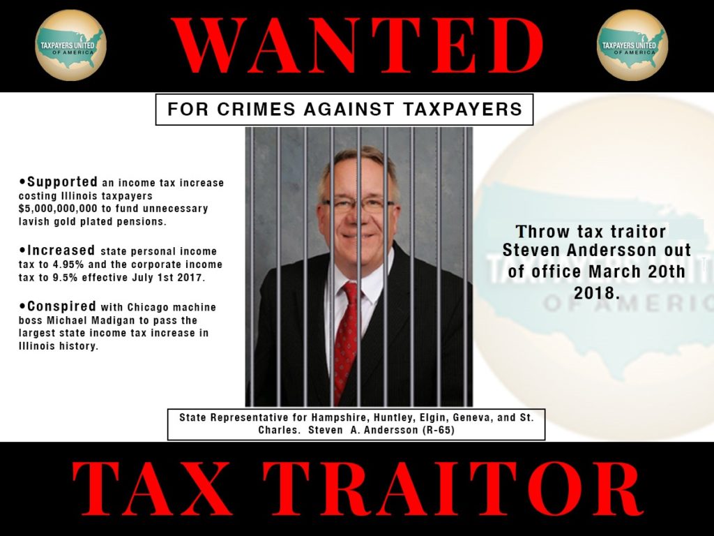 Tax Traitor Steve Andersson