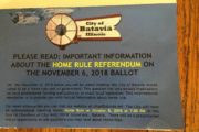 BATAVIA CITY OFFICIALS USE PUBLIC MONEY TO FIGHT MOVE TO REPEAL HOME RULE TAXING POWERS