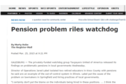 The Register-Mail|Pension problem riles watchdog